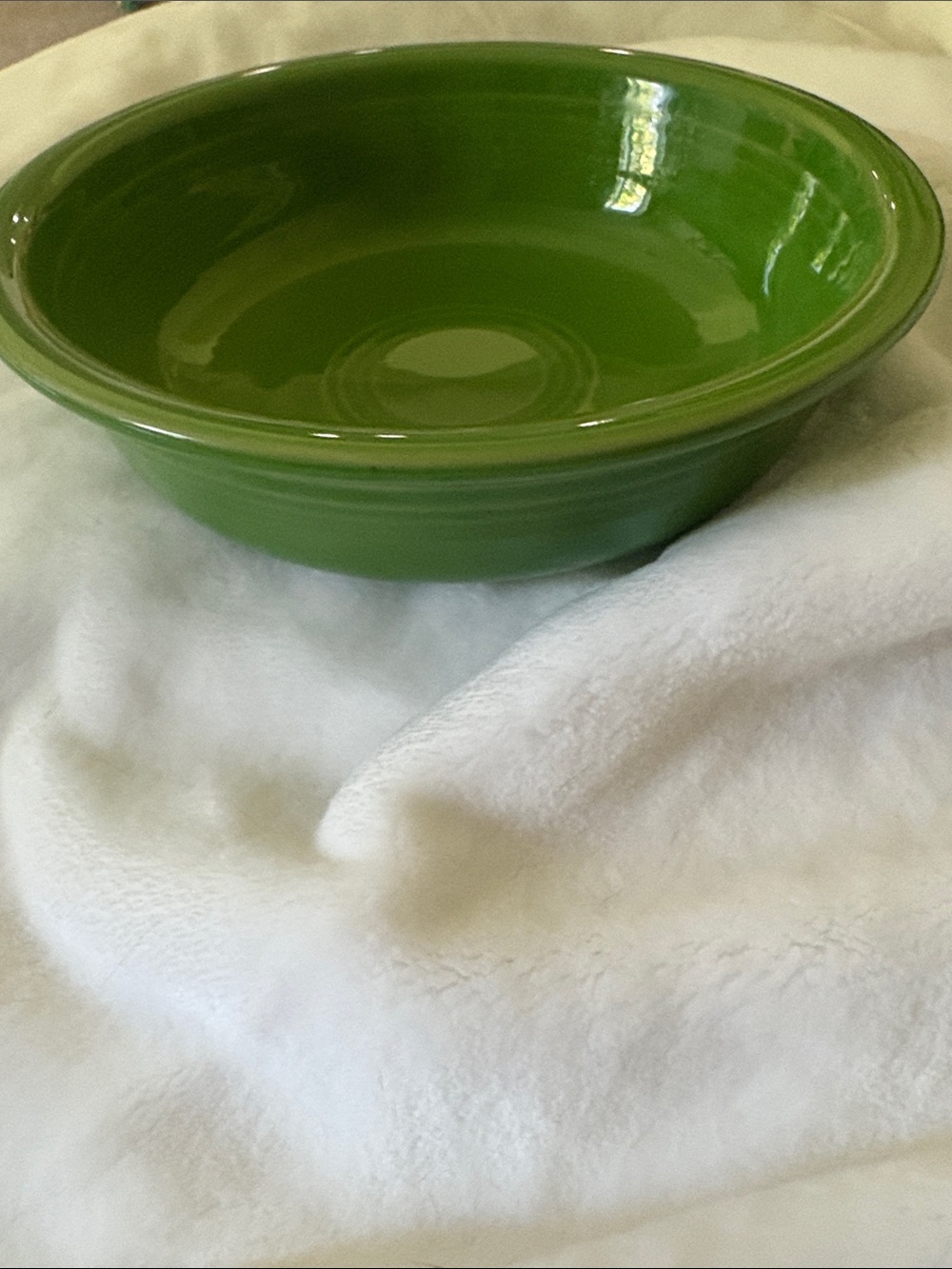 Fiesta Bright Green Ceramic Serving Bowl